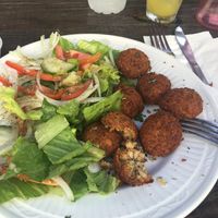 Falafel salad at Turks Kebab in Providenciales