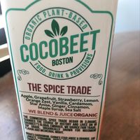 Spice Trade juice at Cocobeet in Wellesley