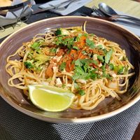Asian Style Noodles at Noname Restaurant in Mallorca