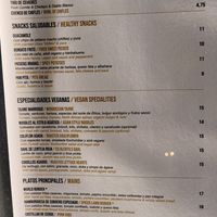 Vegan Menu at Noname Restaurant in Mallorca