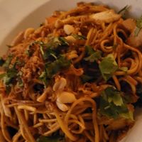 Vegan noodles with tofu and veggies. at Noname Restaurant in Mallorca