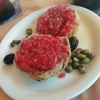 Dakos at Myli Restaurant Café in Crete