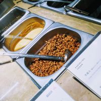 Dressings. Vegans ones are clearly labeled as such. at Cityshop Noodle in Tokyo