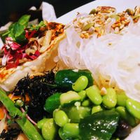 Vegan plate at Cityshop Noodle in Tokyo