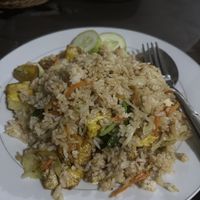 Nasi Goreng with extra tofu   at Tu Pande in Penida Island