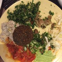 Mediterranean dips at Zula Vegetarian Paradise in Seminyak