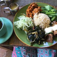 Planet platter at Zula Vegetarian Paradise in Seminyak