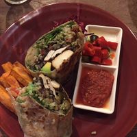 Burrito at Zula Vegetarian Paradise in Seminyak