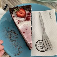 Vegan cake at FC Caffe in Wroclaw