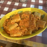 Soy pasta bolognese  at Iaia Cristina in Barcelona