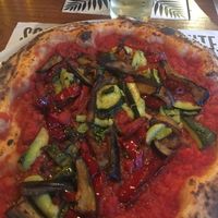 Vegan pizza  at Iaia Cristina in Barcelona