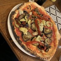 Pizza Vegana at Iaia Cristina in Barcelona