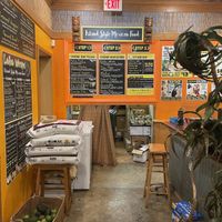  Can’t get up close, but food menu. at Loko Wraps in Kailua Kona