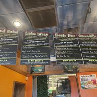 Menu  at Loko Wraps in Kailua Kona