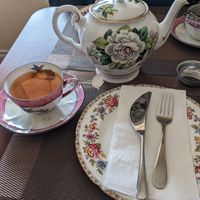Tea service at The Tea Lounge in London
