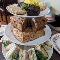 Afternoon Tea service at The Tea Lounge in London