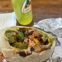 Skinny love with jackfruit and crushed nachos  at Loco Burrito in Alice Springs