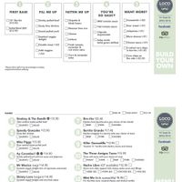 Menu ~ Ask about the additional vegan filling options 😉  at Loco Burrito in Alice Springs