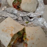 Vegan burrito at Loco Burrito in Alice Springs