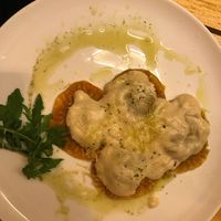Raviolis at Masa Madre in Madrid