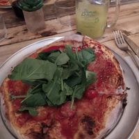 Pizza at Masa Madre in Madrid