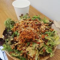 Noodles de calabacin con salsa de anacardos. Riquísima  at Bunny's Deli in Madrid