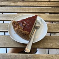 Cheesecake styled pie   at Bunny's Deli in Madrid