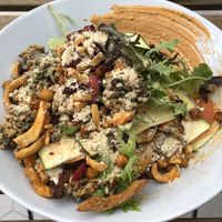 Raw lasagna was incredible !! at Bunny's Deli in Madrid