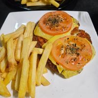 Milanesa at V de Vegetta in Mostoles