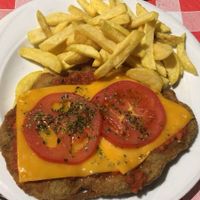 Milanesa at V de Vegetta in Mostoles