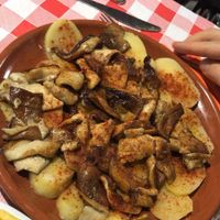 Shitake a la feira at V de Vegetta in Mostoles
