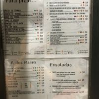 Menú at V de Vegetta in Mostoles