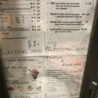 Menú at V de Vegetta in Mostoles