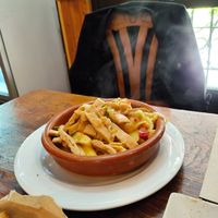 Pollo a la Riojana at V de Vegetta in Mostoles