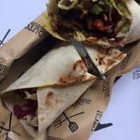 Vegan shoarma  at The Dutch Weed Burger - Food Truck in Amsterdam