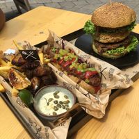 Dutch Weed Dog and Double Dutch Weedburger at The Dutch Weed Burger - Food Truck in Amsterdam