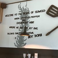 Nice decoration at The Dutch Weed Burger - Food Truck in Amsterdam