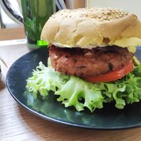 Burger at The Dutch Weed Burger - Food Truck in Amsterdam