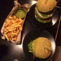 Extra high weed burger  at The Dutch Weed Burger - Food Truck in Amsterdam