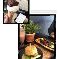 Burger & Fish and chips! Ice cream is from round the corner! at The Dutch Weed Burger - Food Truck in Amsterdam