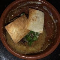 Een extra  veggie gerechtje gekregen at Les Délices du Caire in Chaumont