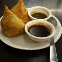 Vegetable Samosa at Sangeetha in Kuala Lumpur