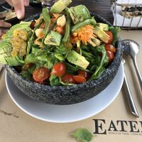 It was an avocado salad but not so much avocado and too much salad… not filling  at Eatery in Cairo