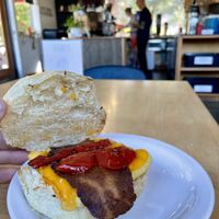 Breakfast Sammich  at Jet Black Coffee Company - Gateway in Portland