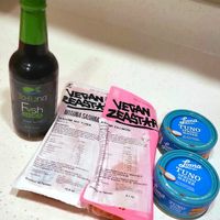 Seafood haul! at Food Fight Vegan Grocery - Halsey St in Portland