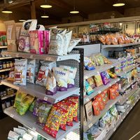 Half of which are not found elsewhere  at Food Fight Vegan Grocery - Halsey St in Portland