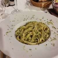 Pistachios tagliatelle at Krokos in Agrigento