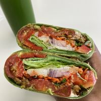 Chorizo wrap at New Moon Market in Orlando