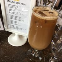 Almond milk dirty chai at Girard in Philadelphia