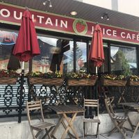🥤☕️ at Mountain Juice Cafe in Canmore